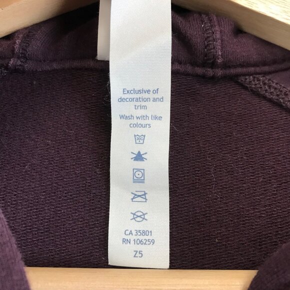 Lululemon  Plum Zip-Up Hoodie Jacket S Cotton Blend men's - Picture 5 of 11